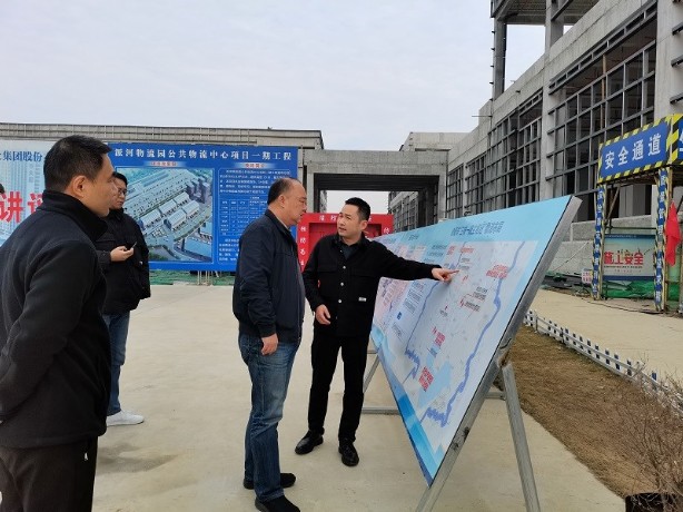 吕戈赴派河物流园进行调研.jpg