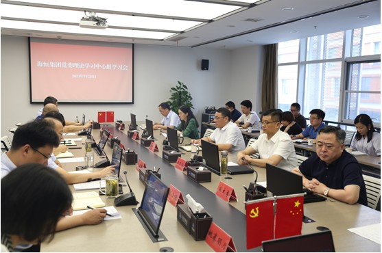 海恒集团党委召开理论学习中心组学习会230726.png